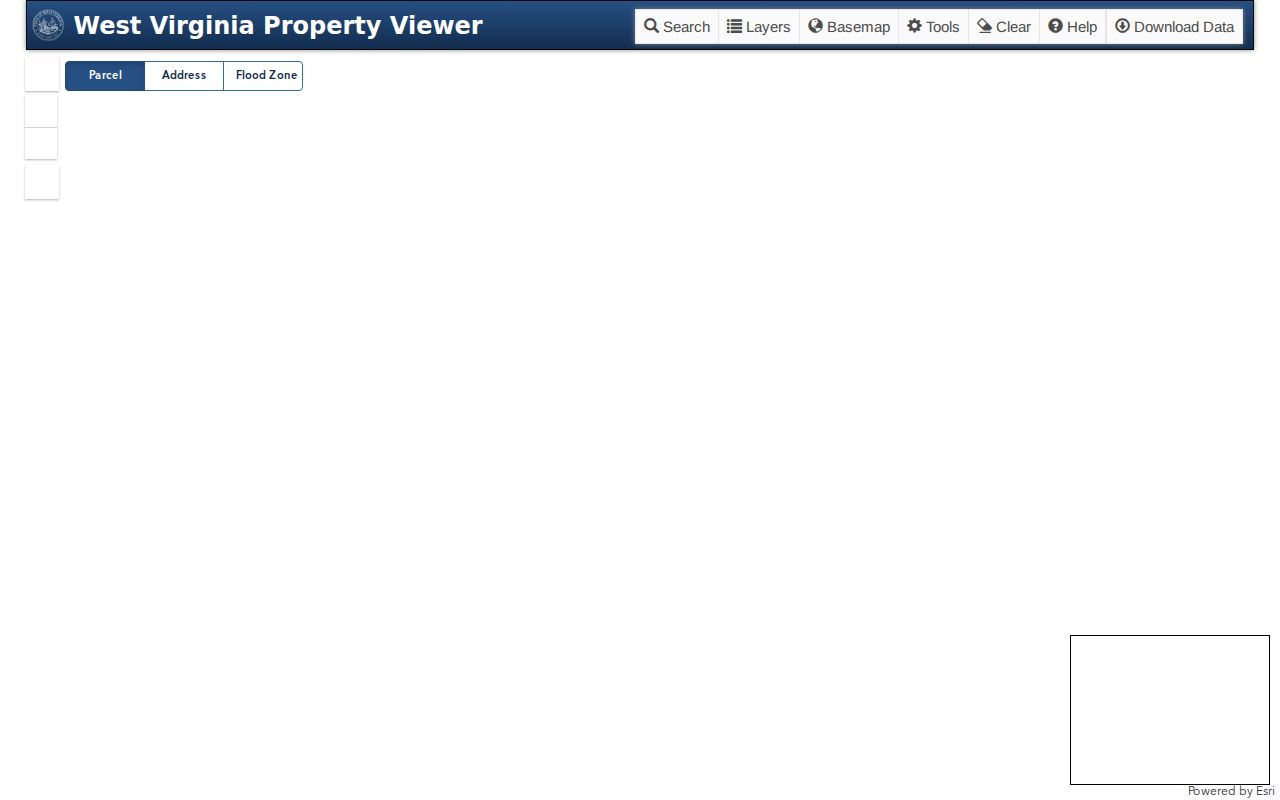 Marshall County property records: WV Property Viewer parcel identification and map controls